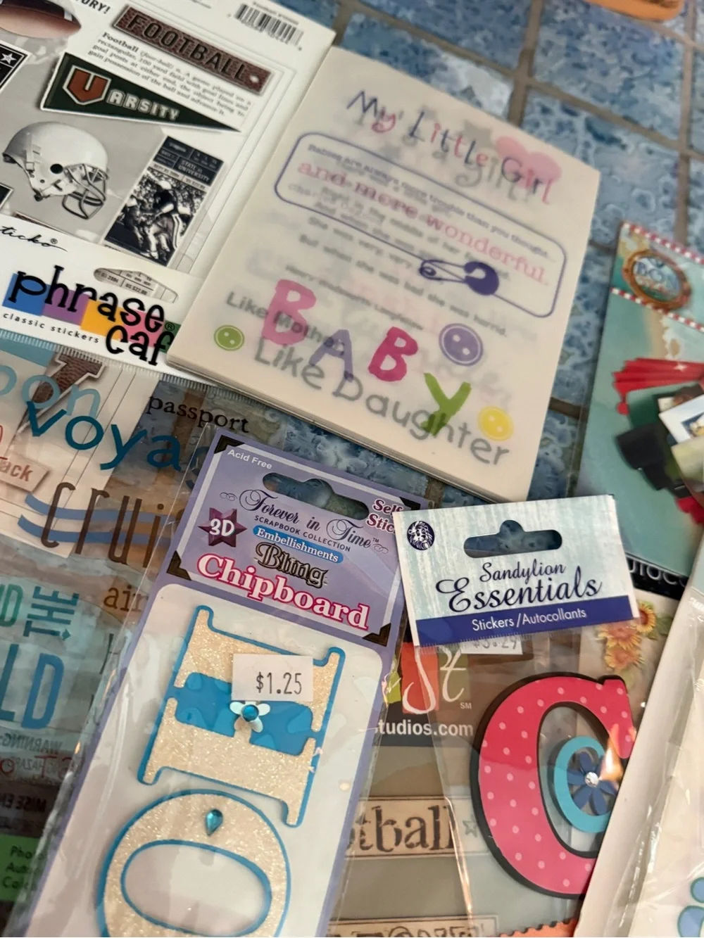 Source Unknown Multicolor Party Craft Stickers & Embellishments